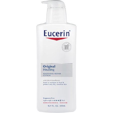 Hand and Body Moisturizer Eucerin® Original 16 oz. Pump Bottle Unscented Lotion - BeHope