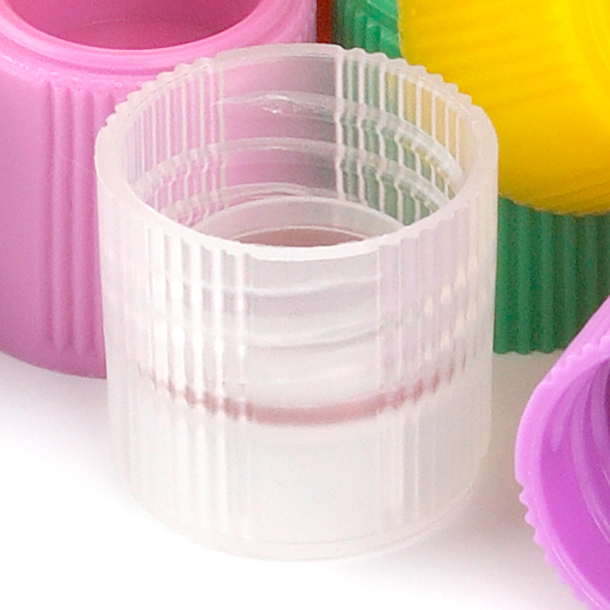 Tube Closure Polypropylene Screw Cap Natural For Sample Tubes with External Threads NonSterile - BeHope