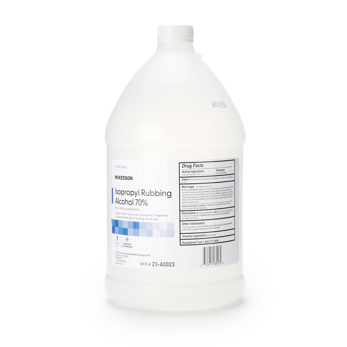 Antiseptic Isopropyl Alcohol McKesson Brand Topical Liquid 1 gal. Bottle - BeHope