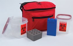 Insulated Biohazard Specimen Transport System Deluxe 5-1/2 X 7 X 9 Inch - BeHope