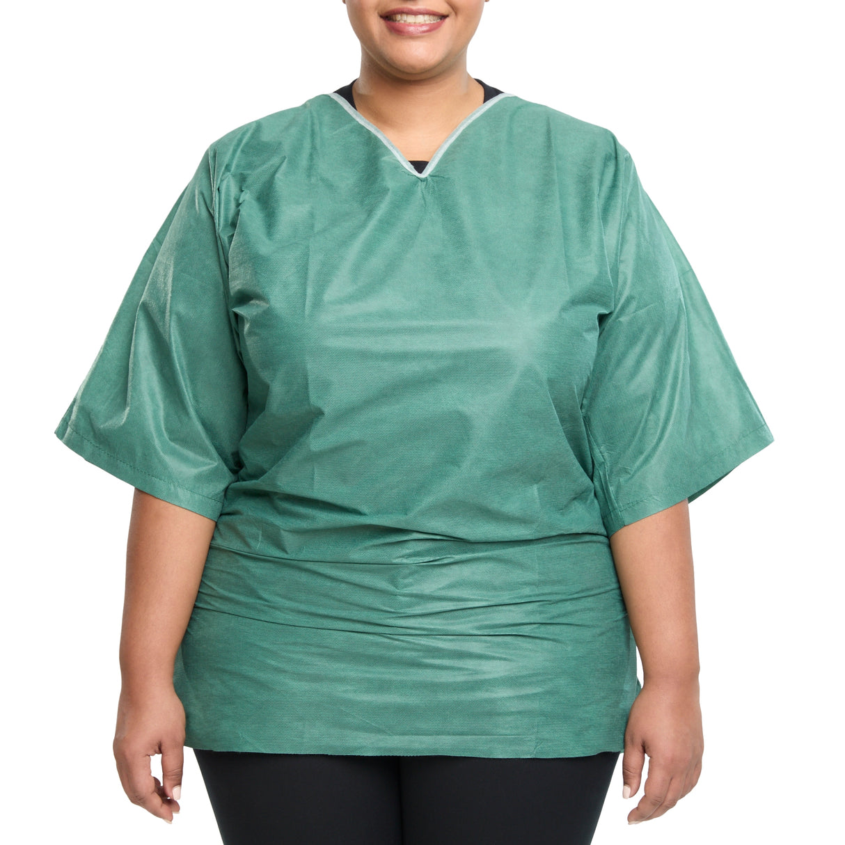 Patient Shirt 2X-Large Green Without Pockets Short Sleeve Unisex - BeHope