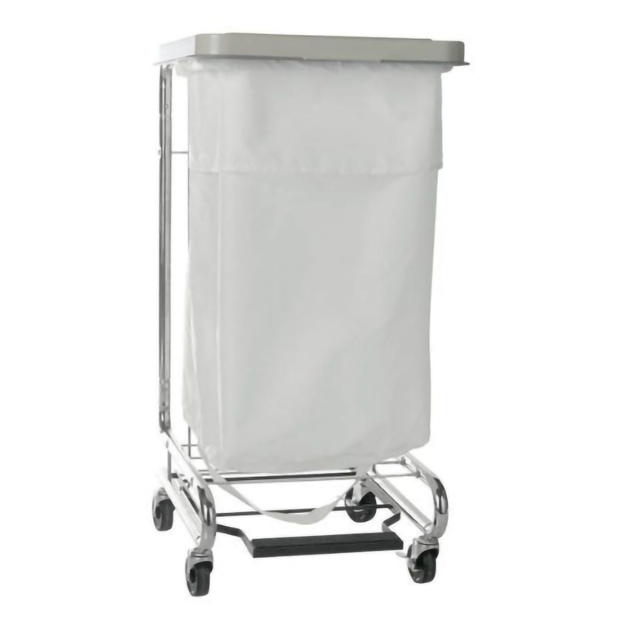 Hamper Stand McKesson Biohazardous Waste Rectangular Opening Foot Pedal Self-Closing Lid - BeHope