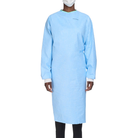 Surgical Gown with Towel Aero Blue Large Blue Sterile AAMI Level 3 Disposable - BeHope