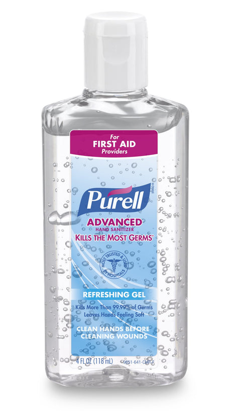 Hand Sanitizer Purell® Advanced 4.25 oz. Ethyl Alcohol Gel Bottle - BeHope