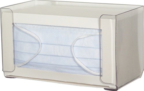 PPE Dispenser BOWMAN® Wall Mount 1-Box Capacity Clear 4.27 X 4.32 X 7.70 Inch PETG Plastic - BeHope