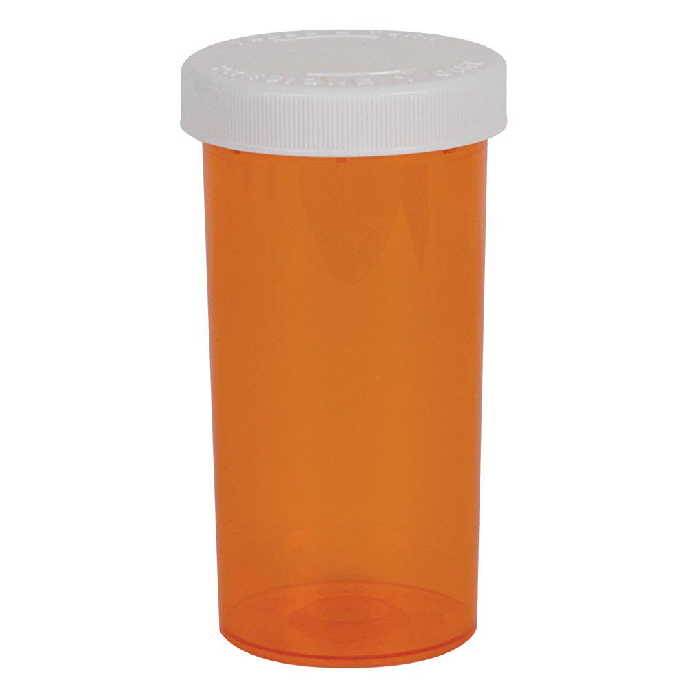 Prescription Vial Ezydose® Push & Turn 60 DRAM Amber - BeHope