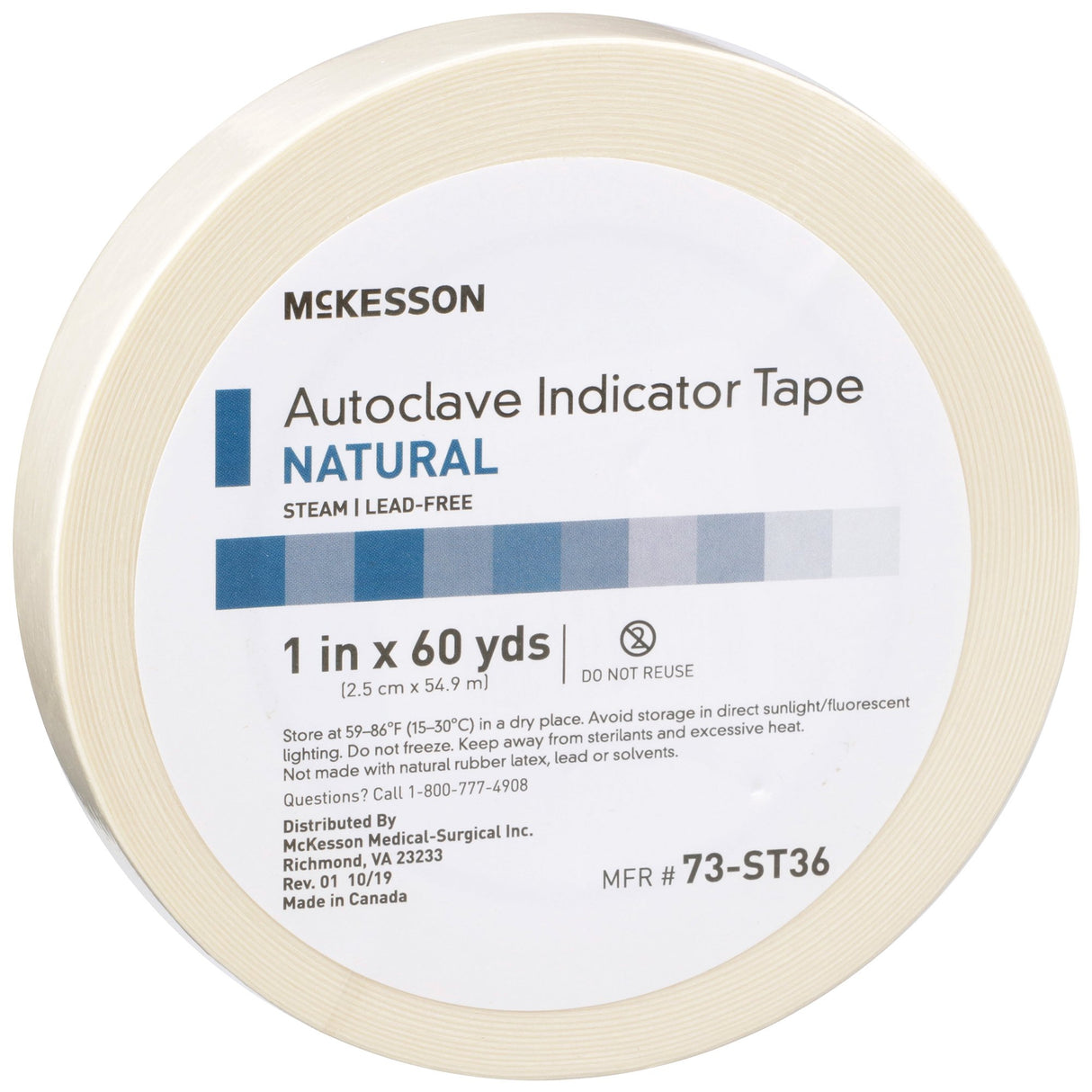 Steam Indicator Tape McKesson 1 Inch X 60 Yard Steam - BeHope