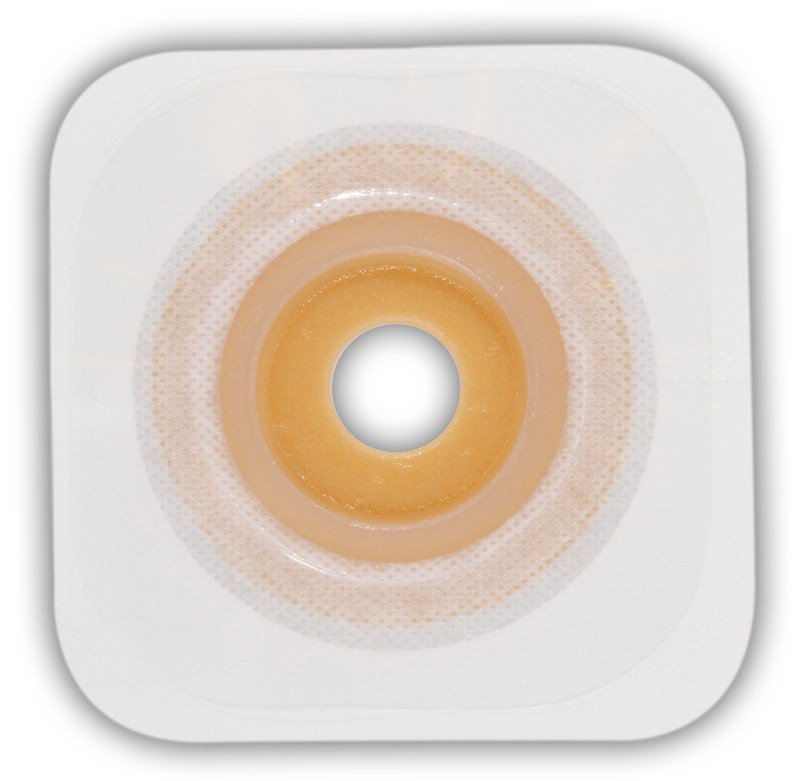 Ostomy Barrier Little Ones® Stomahesive® Trim to Fit, Standard Wear Adhesive Coupling Without Flange Fabric Collar 1/5 to 1-1/4 Inch Opening Medium - BeHope