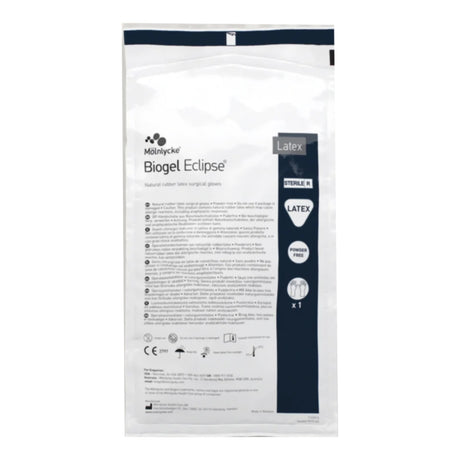 Surgical Glove Biogel® Eclipse™ Size 6.5 Sterile Latex Standard Cuff Length Micro-Textured Straw Not Chemo Approved - BeHope