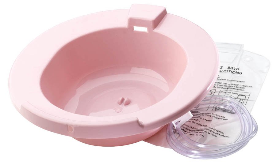 Sitz Bath Carex® Round Dusty Rose Polypropylene - BeHope