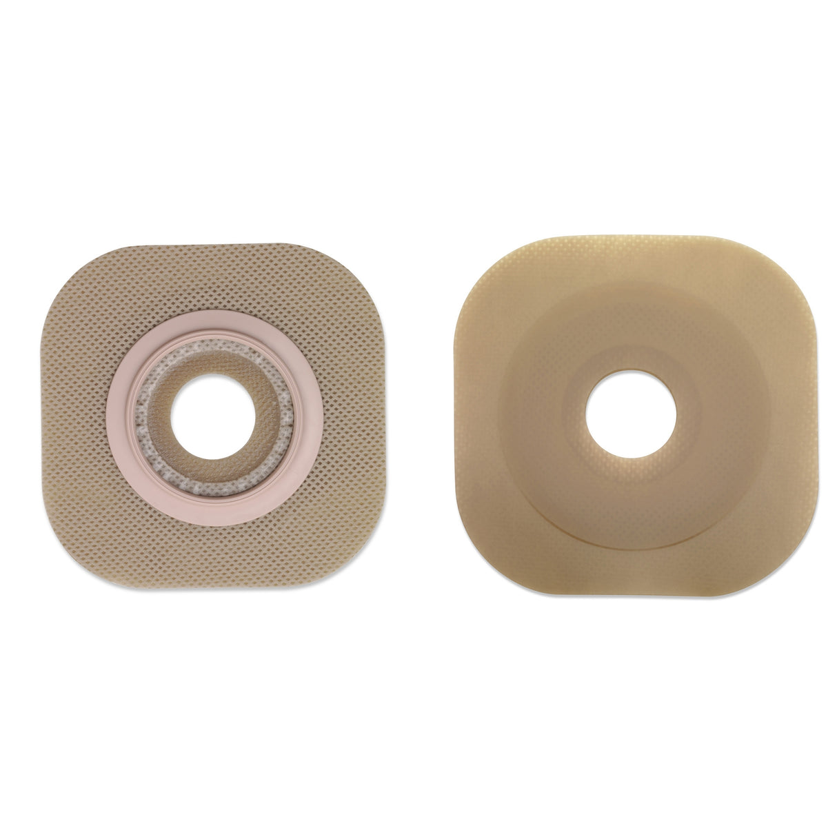 Ostomy Barrier New Image™ Flextend™ Precut, Extended Wear Without Tape 44 mm Flange Green Code System Hydrocolloid 1-1/4 Inch Opening - BeHope