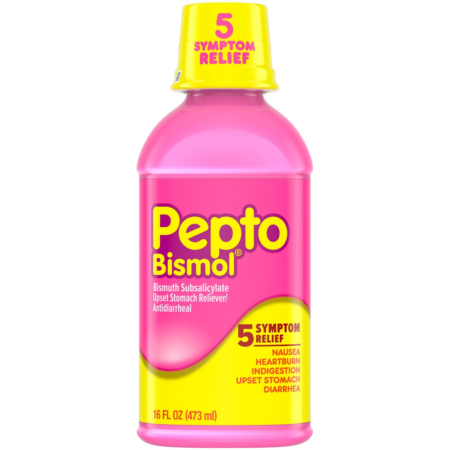 Anti-Diarrheal Pepto Bismol® 262 mg Strength Liquid 16 oz. - BeHope