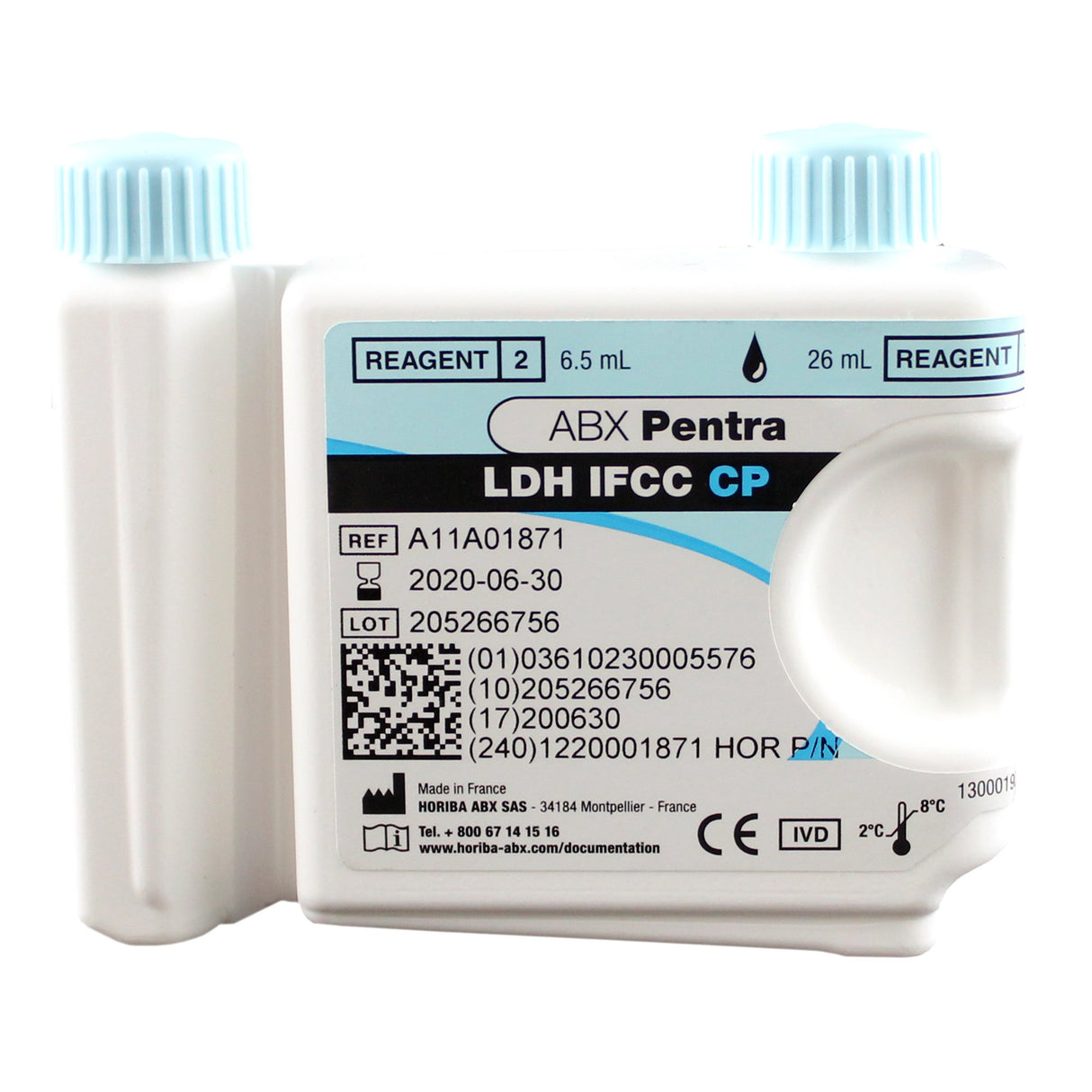 General Chemistry Reagent ABX Pentra™ Lactate Dehydrogenase (LDH) For ABX Pentra 400 Clinical Chemistry Analyzer 125 Tests - BeHope