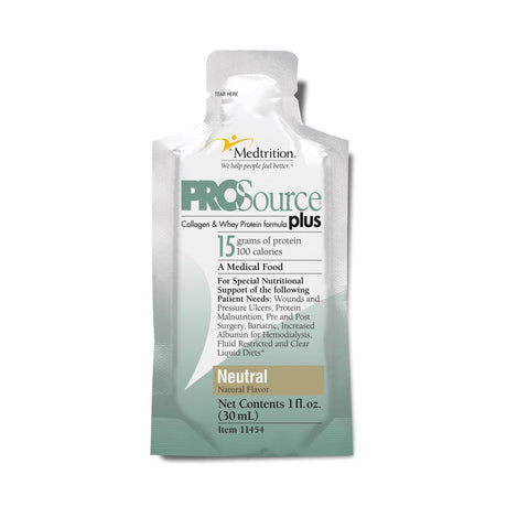 Oral Supplement ProSource® Plus Neutral Flavor Liquid 1 oz. Pouch - BeHope