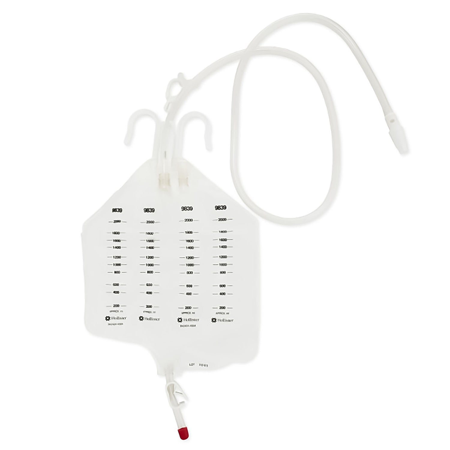 Urinary Drain Bag Hollister Anti-Reflux Valve Sterile 2,000 mL Vinyl - BeHope