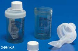 Stool Specimen Container Precision™ 2 X 3-1/2 Inch Screw Cap with Sampling Device NonSterile - BeHope
