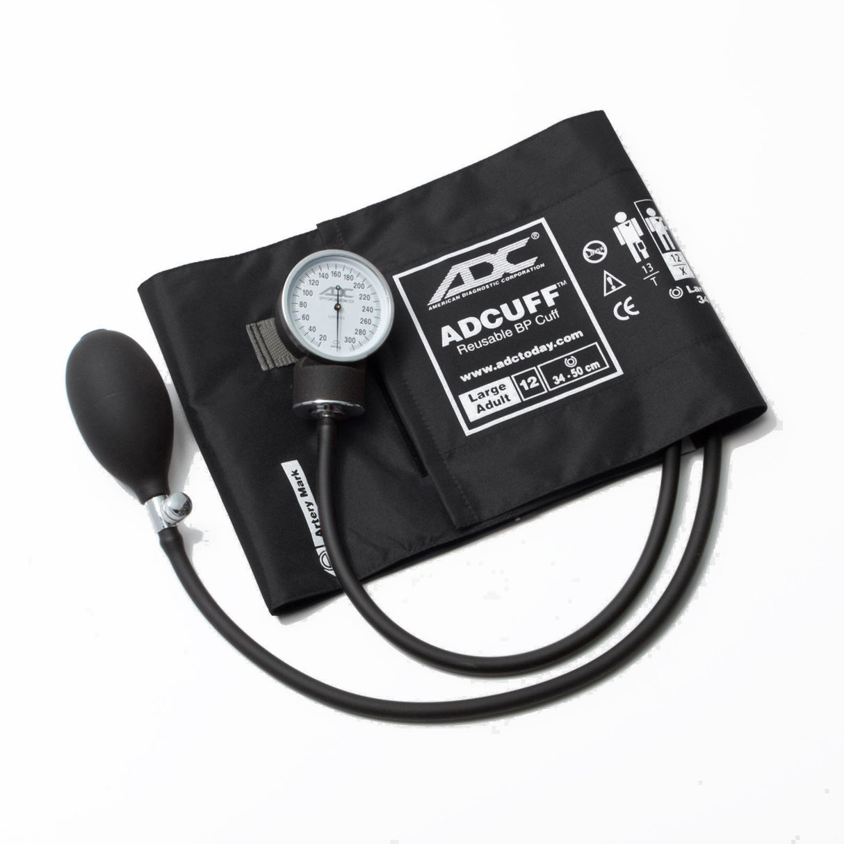 Aneroid Sphygmomanometer Unit Prosphyg™760 Series Large Adult Cuff Nylon Cuff 34 - 50 cm Pocket Aneroid - BeHope