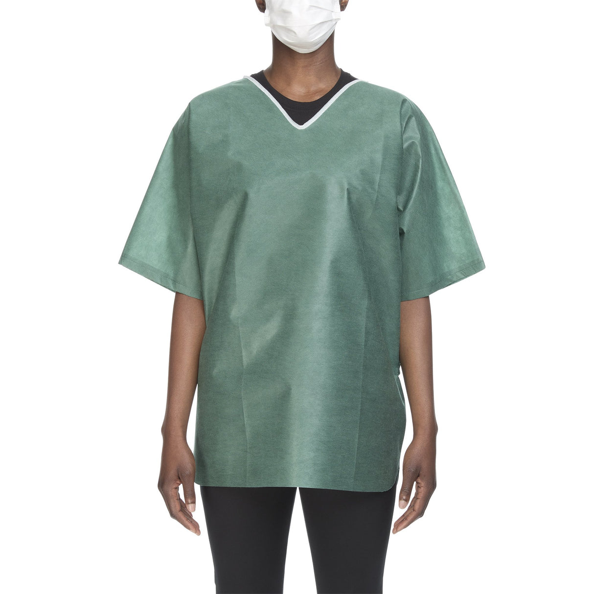 Patient Shirt Large Green Without Pockets Short Sleeve Unisex - BeHope