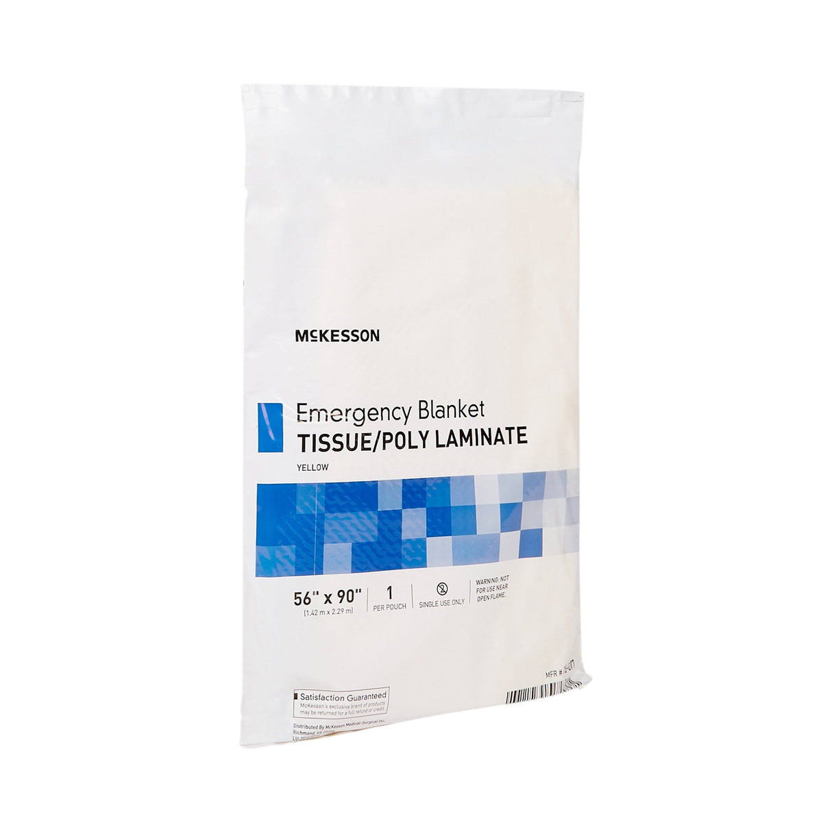 Emergency Blanket McKesson 56 X 90 Inch Tissue / Poly Laminate 10 oz. - BeHope