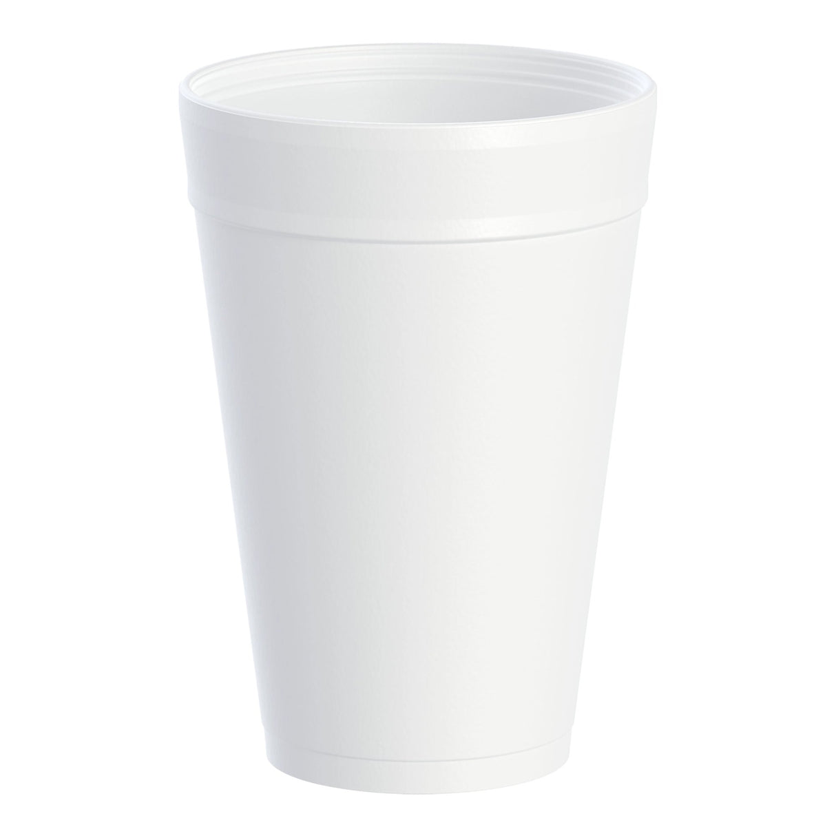 Insulated Drinking Cup Dart® 32 oz. White Styrofoam Disposable - BeHope