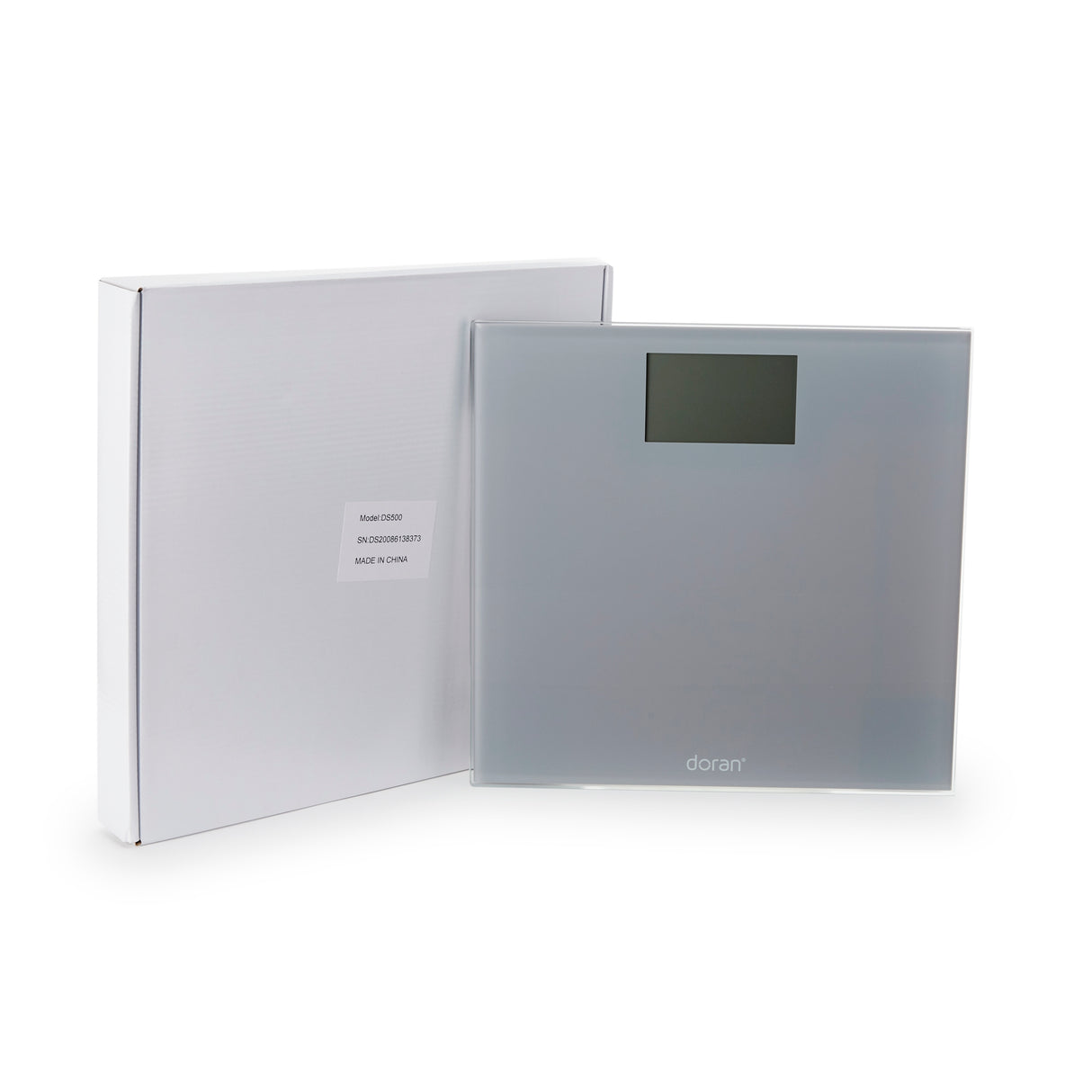 Floor Scale doran® Digital Display 400 lbs. / 181 kg Capacity Silver Battery Operated - BeHope