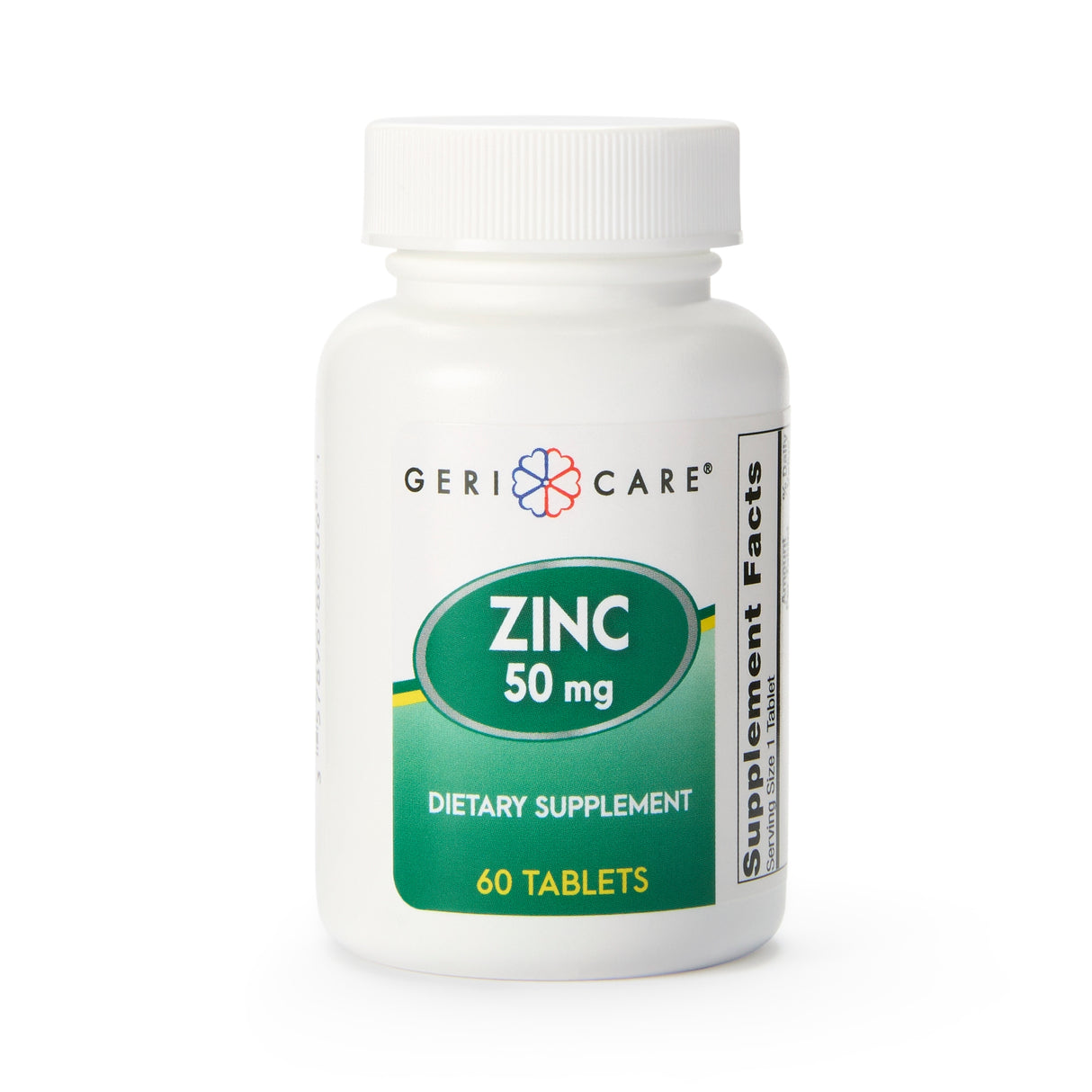 Mineral Supplement Geri-Care® Zinc Sulfate 50 mg Strength Tablet 60 per Bottle - BeHope