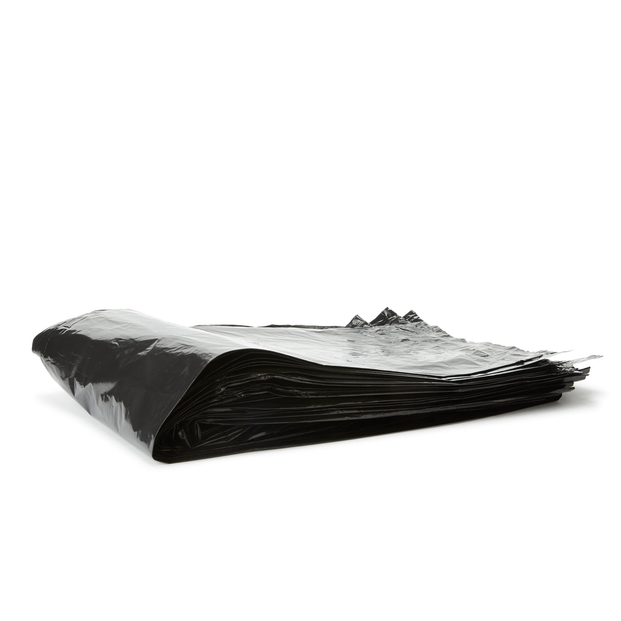 Trash Bag Colonial Bag 60 gal. Black LLDPE 1 mil 38 X 58 Inch X-Seal Bottom Flat Pack - BeHope