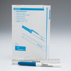 Skin Marker with Ruler Cardinal Health™ Gentian Violet Ink Sterile Full Size Tapered Tip - BeHope