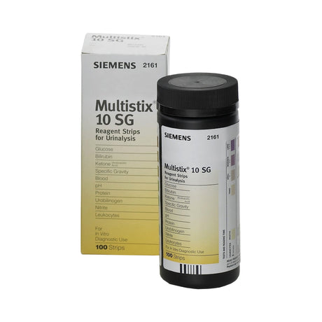Urinalysis Reagent Multistix® Bilirubin, Blood, Glucose, Ketone, Leukocytes, Nitrite, pH, Protein, Specific Gravity, Urobilinogen For Urinalysis - BeHope