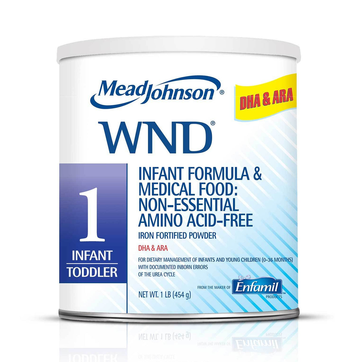 Pediatric Oral Supplement WND®1 Unflavored 16 oz. Can Powder Iron Urea Cycle Disorder - BeHope