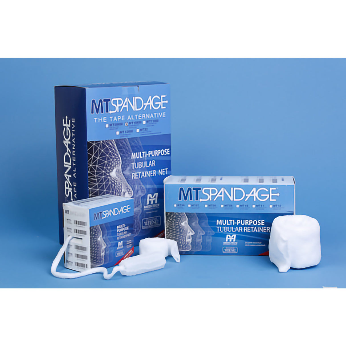 Elastic Net Retainer Dressing MT Spandage™ Tubular Elastic 25 Yard Size 11 White 2X-Large Chest / Back / Perineum / Axilla NonSterile - BeHope