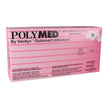 Exam Glove Polymed® Medium NonSterile Latex Standard Cuff Length Fully Textured Ivory Not Rated - BeHope
