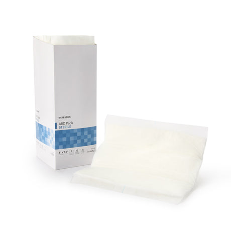 Abdominal Pad McKesson 7-1/2 X 8 Inch Sterile 1 per Pack - BeHope