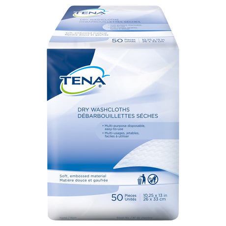 Washcloth TENA ProSkin™ Dry 10-1/4 X 13 Inch White Disposable - BeHope