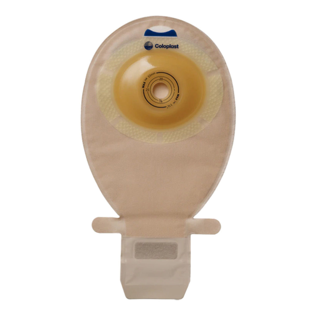 Ostomy Pouch SenSura® EasiClose™ One-Piece System 11-1/2 Inch Length, Maxi Convex Light, Pre-Cut 1 Inch Stoma Drainable - BeHope