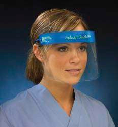 Face Shield Kit Splash Shield lite One Size Fits Most Half Length Anti-fog Disposable NonSterile - BeHope