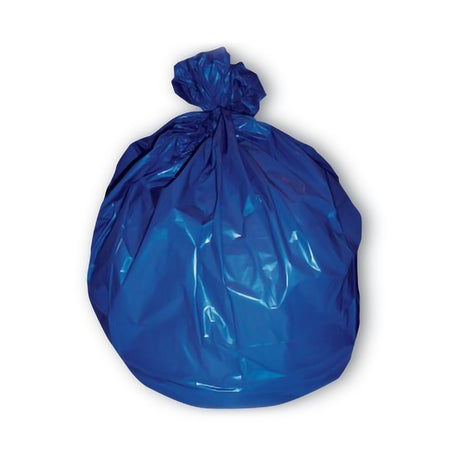 Trash Bag Heritage™ 33 gal. Blue HDPE 14 Mic. 33 X 40 Inch Star Seal Bottom Coreless Roll - BeHope