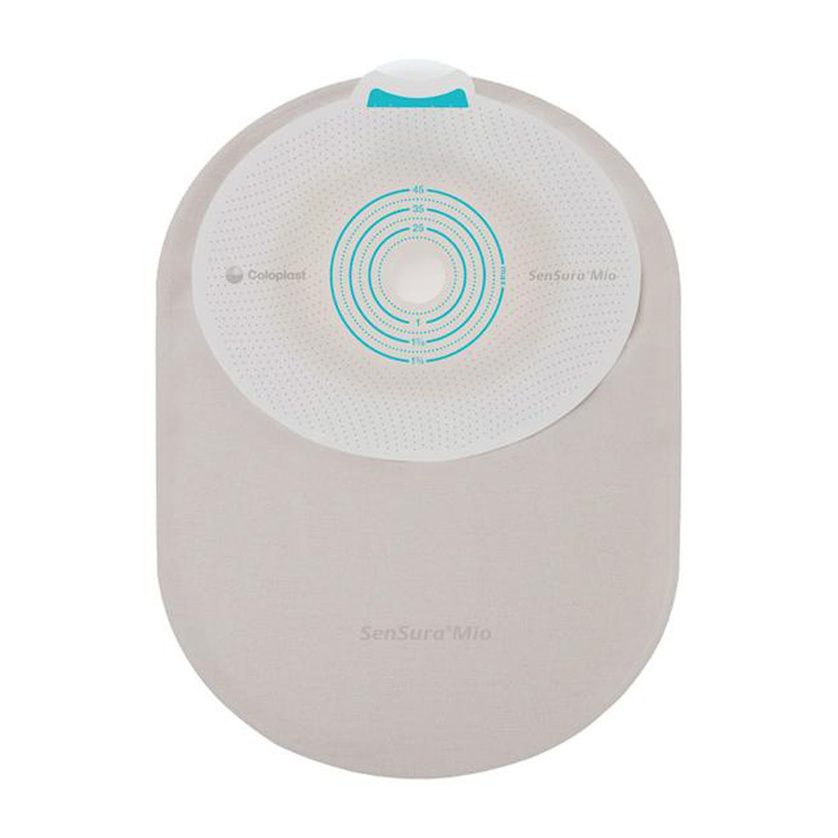 Ostomy Pouch SenSura® Mio One-Piece System 8-1/4 Inch Length, Maxi Flat, Trim to Fit 1-9/16 to 2-1/8 Inch Stoma Closed End - BeHope