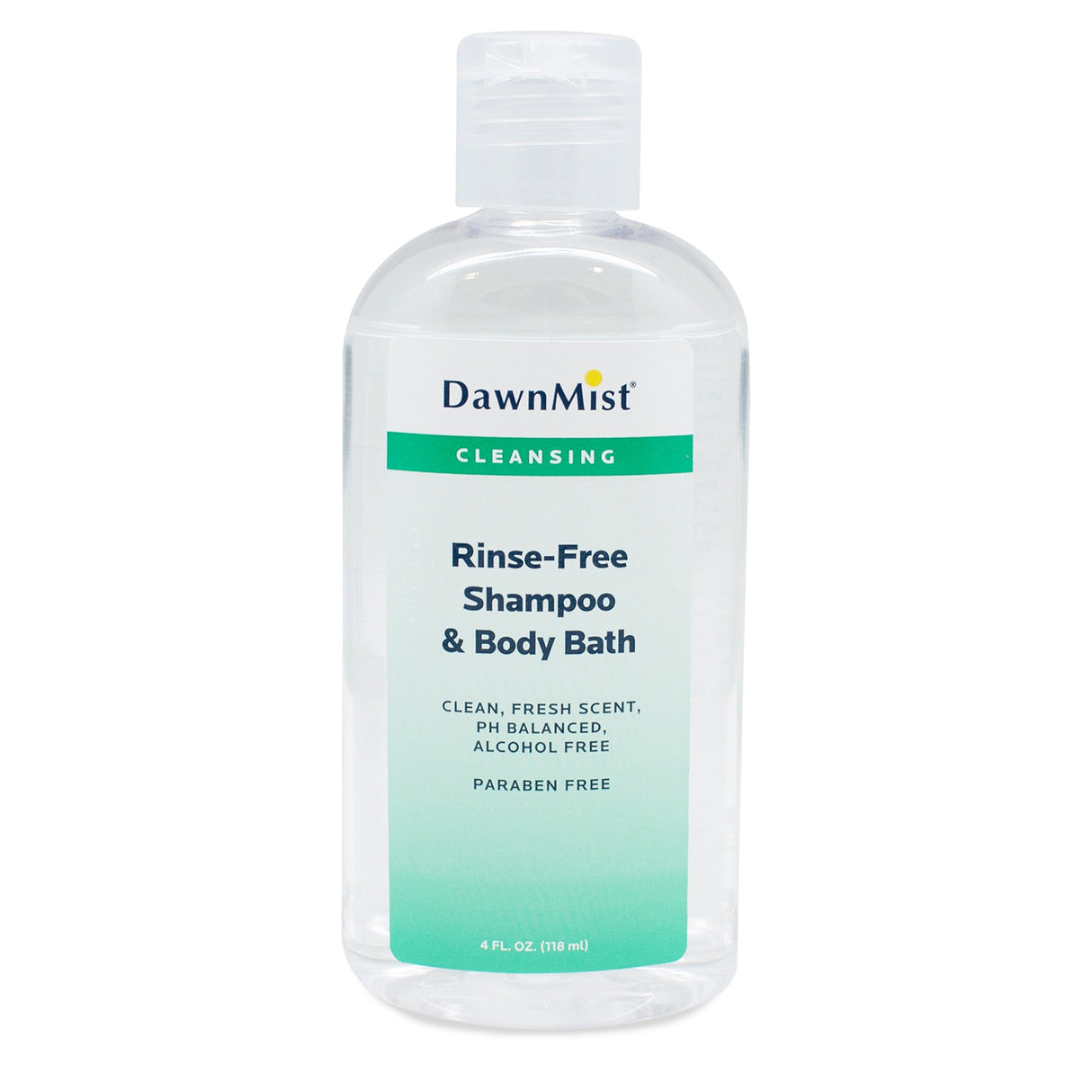 Rinse-Free Shampoo and Body Wash DawnMist® 4 oz. Flip Top Bottle Scented - BeHope