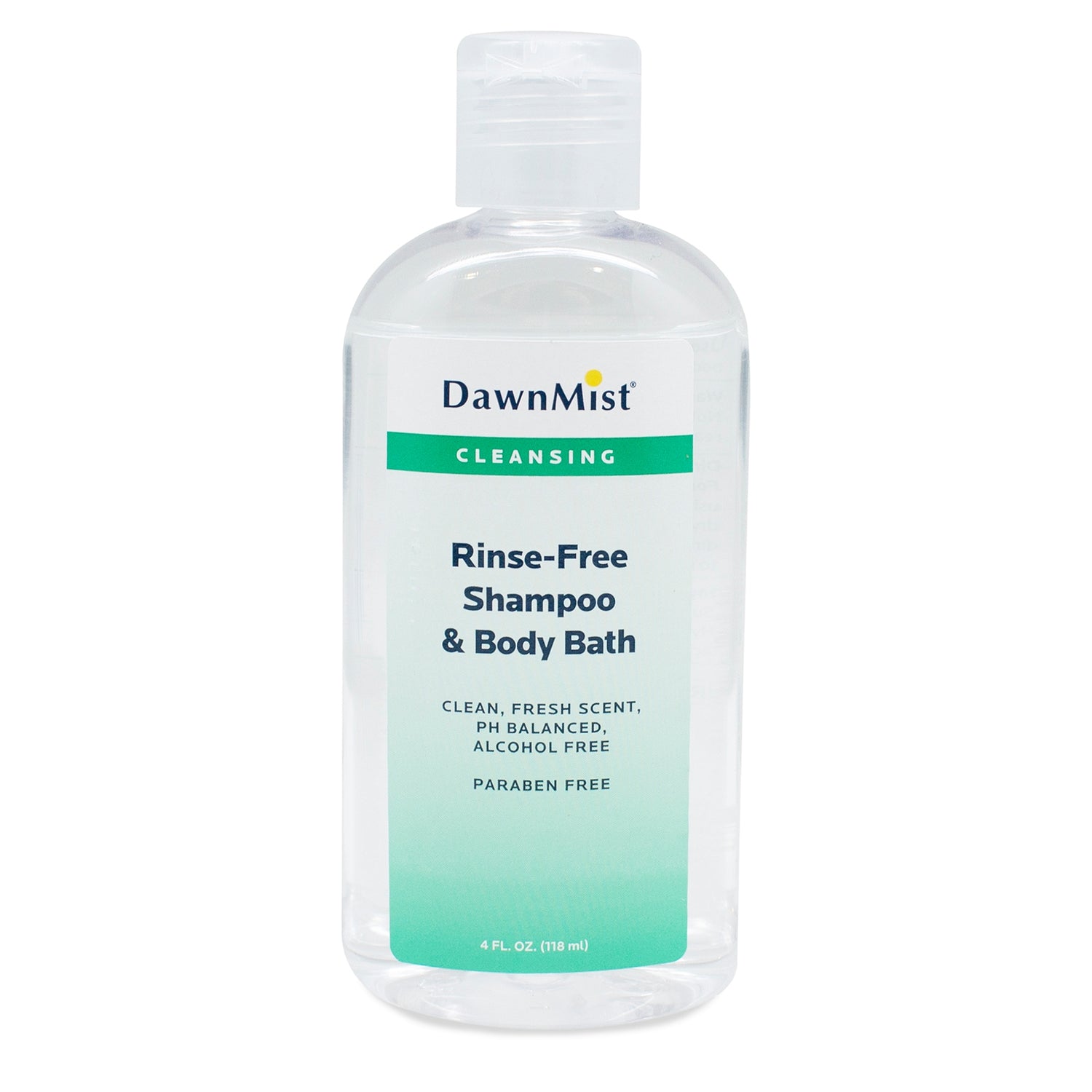 Rinse-Free Shampoo and Body Wash DawnMist® 4 oz. Flip Top Bottle Scented - BeHope