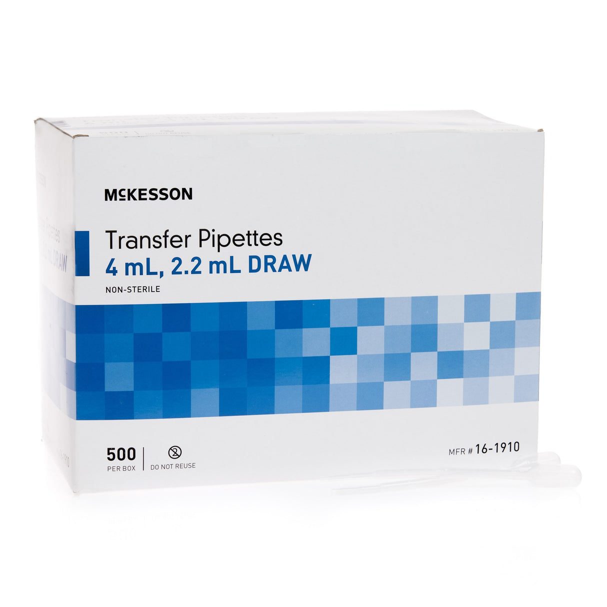 McKesson Transfer Pipette 3.9 mL Capacity 0.5 to 1 mL Graduation Increments NonSterile - BeHope
