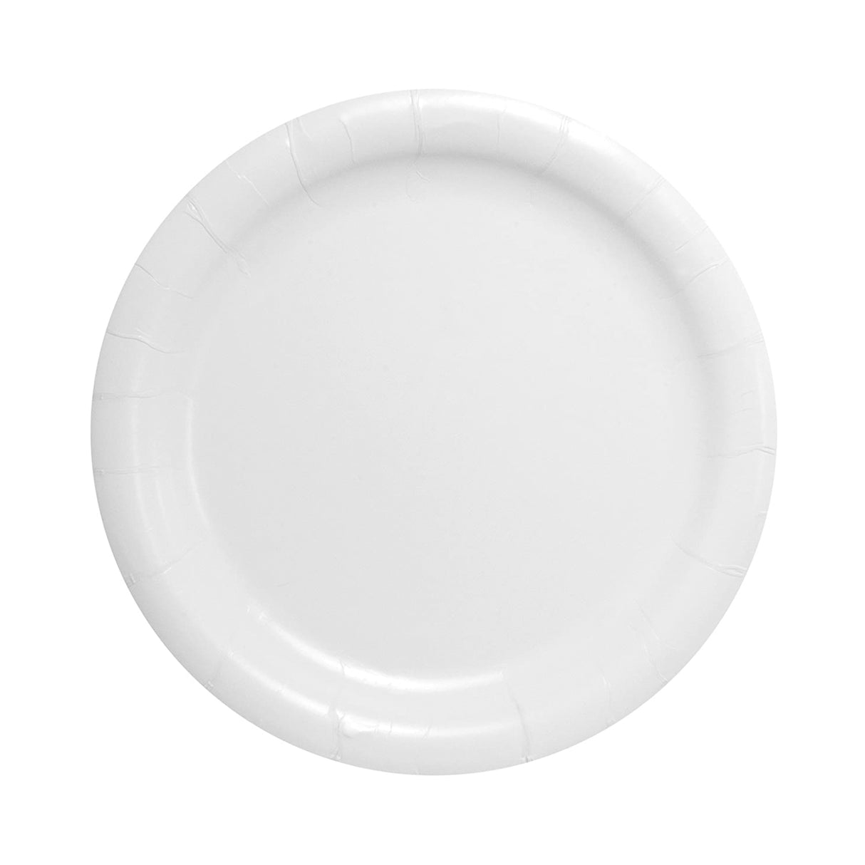 Plate Bare® Eco-Forward® White Single Use Paper 9 Inch Diameter - BeHope