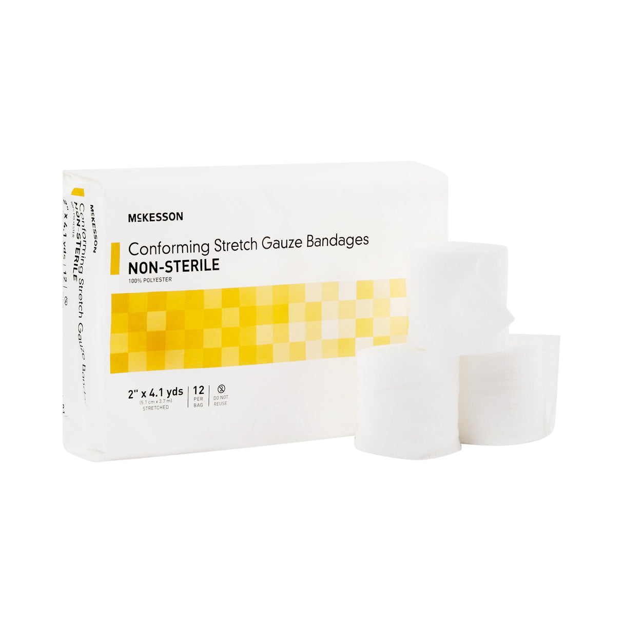 Conforming Bandage McKesson 2 Inch X 4-1/10 Yard NonSterile 12 per Pack - BeHope