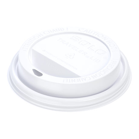 Dome Lid Traveler® White Polystyrene Disposable - BeHope