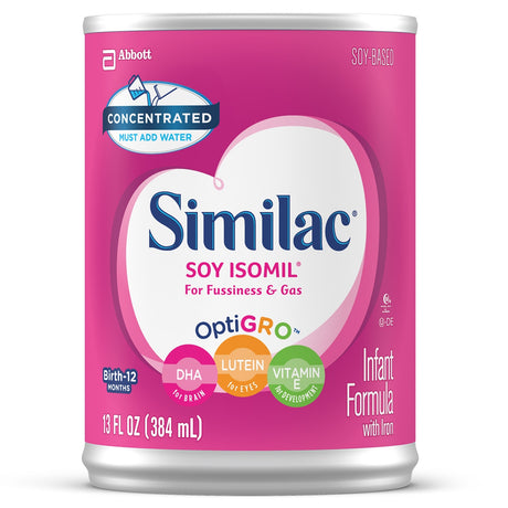 Infant Formula Similac® Soy Isomil® Unflavored 13 oz. Can Concentrate Soy Lactose Intolerance / Galactosemia - BeHope