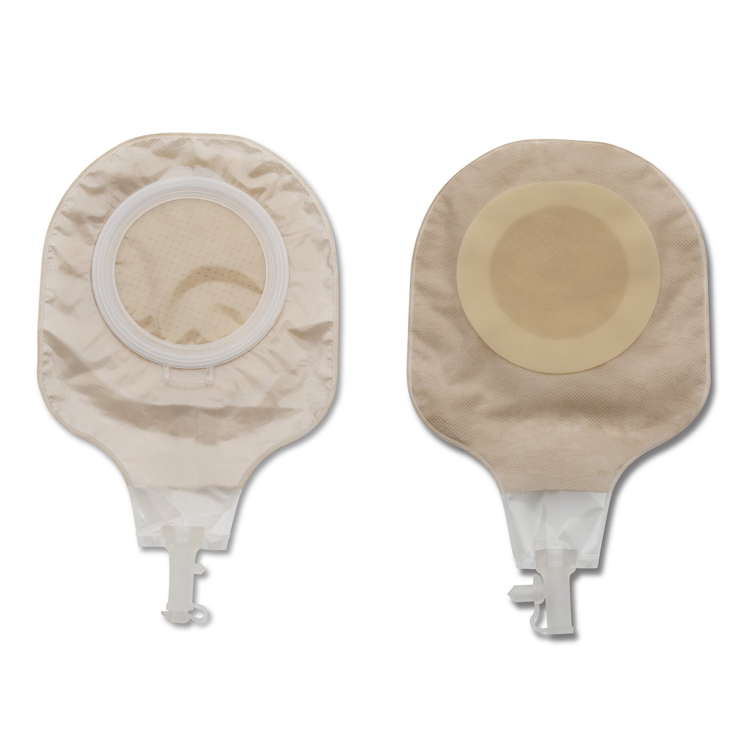 Ostomy Pouch Premier™ One-Piece System 12 Inch Length Flat, Trim to Fit 2-3/4 Inch Stoma Drainable - BeHope