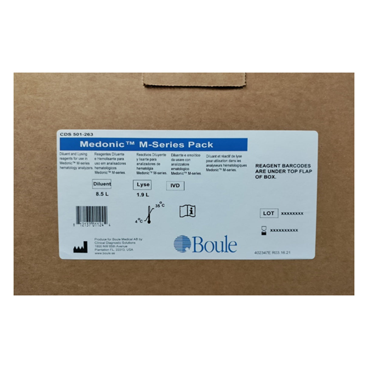 Hematology Reagent CDS Medonic™ Diluent / Lyse For CDS Medonic M Series Hematology Analyzer - BeHope
