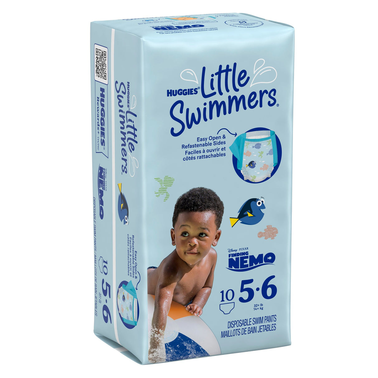 Unisex Baby Swim Diaper Huggies® Little Swimmers® Size 5 to 6 Disposable Heavy Absorbency - BeHope