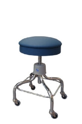 Exam Stool Screw Shaft, Spin Lift 2 Inch Double Ball Bearing Casters, 4 Casters Black - BeHope