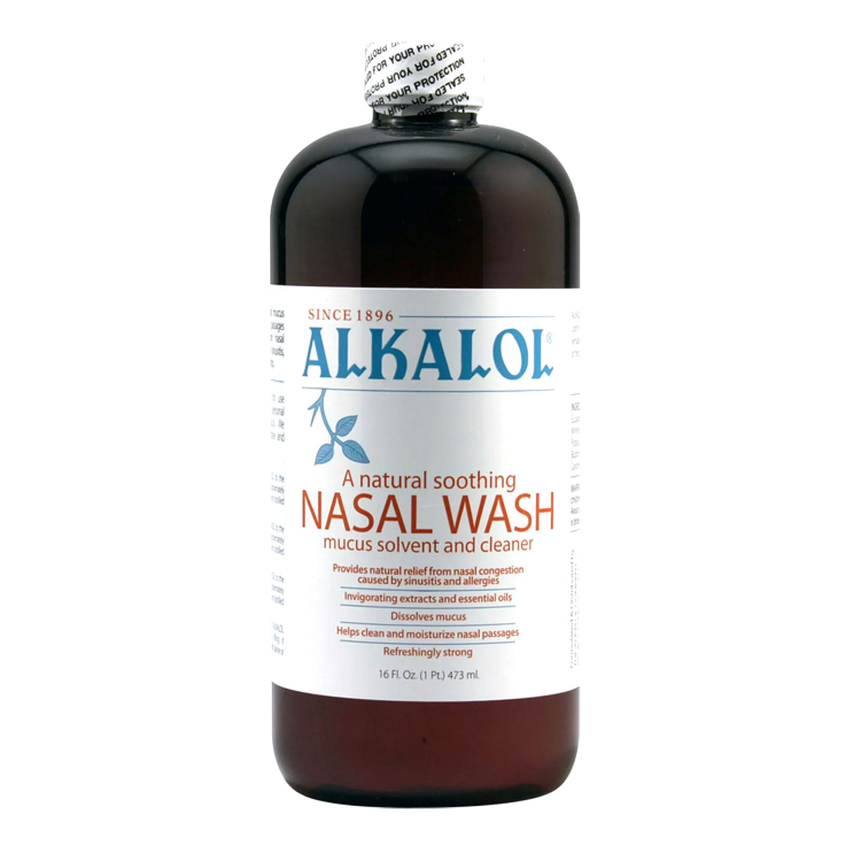 Mucus Solvent and Nasal Wash Alkalol® Liquid 16 oz. - BeHope